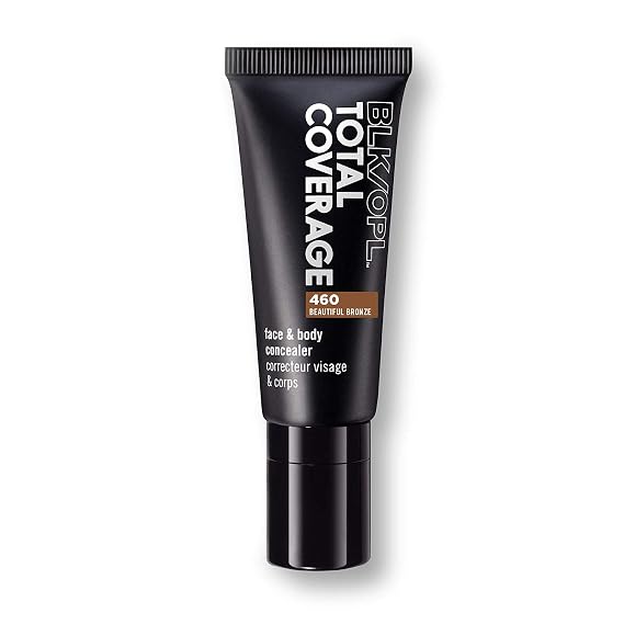 BLK/OPL Face & Body Concealer, Maximum All-Day Coverage with Matte Finish - Hydrating Concealer for Imperfections, Scars, Dark Spots & Blemishes - Talc-Free Smudge-Resistant Makeup (Beautiful Bronze)