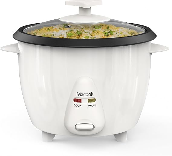 Macook Mini Rice Cooker | 0.6 Liter Multi-functional Rice Cooker Small | Non-Stick Rice Pot | One-button Operation | Automatic Keep Warm | Overheat-proof Design | Suitable for Families of 1-6 People