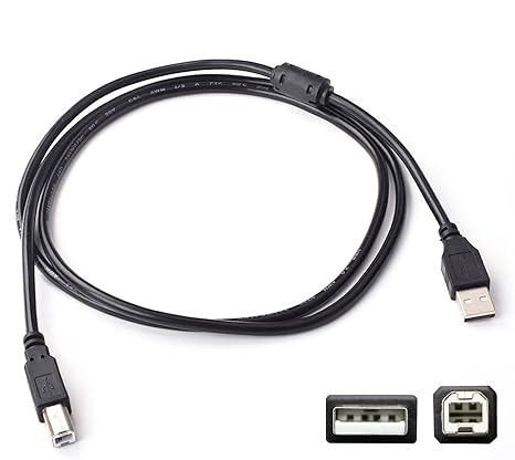 6FT USB 2.0 Data Cable for Numark DJ: NS4FX, NS6, NS6II, NS7, NS7II, NS7III