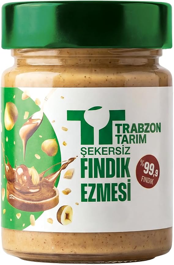 Trabzon Tarım Şekersiz%99.9 Fındık Ezmesi