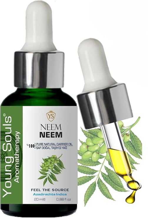 Young Souls Aromatherapy Neem Carrier Oil Neem Vegetable Fixed Oil 20 ml