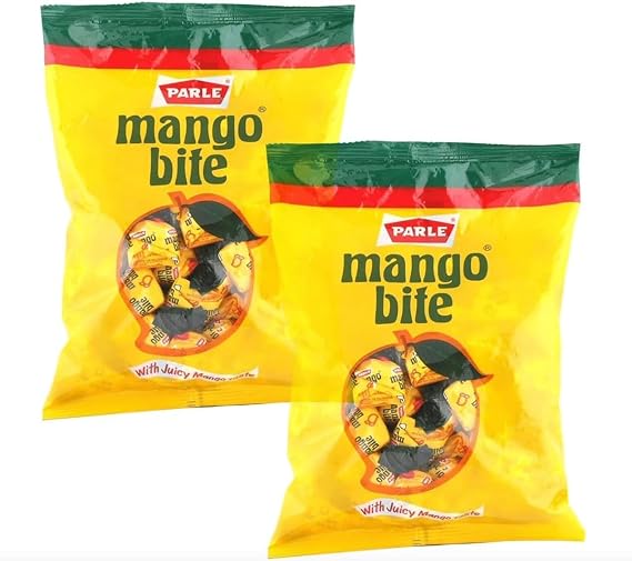 Parle Mango Bite 333g, Juicy Mango Flavoured Sweets, Pack of 2