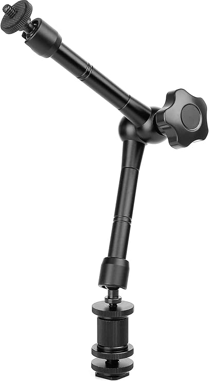 Magic Arm Sihirli Kol Flaş, Mikrofon, Led, LCD Montör, Aksiyon Kamerası ve Telefon bağlamak için. (11" inç Magic Arm)