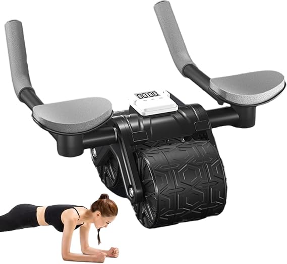 AB Roller, Fitness Wheel Roller, Portable Elbow Bandage Roller For Abdominal Exercises - Quiet And Portable Abdominal Core Workout Roller, Protective AB Exercise Wheels For Abdominal Exercises In Home
