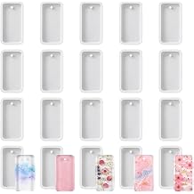 Resin Keychain Molds, 20 PCS Rectangle Jewelry Casting Molds Silicone Mold Keychain Charms Epoxy Resin-Mold Tag Resin Casting Mold for DIY Gem Cabochon, Earring, Necklace Jewelry Making