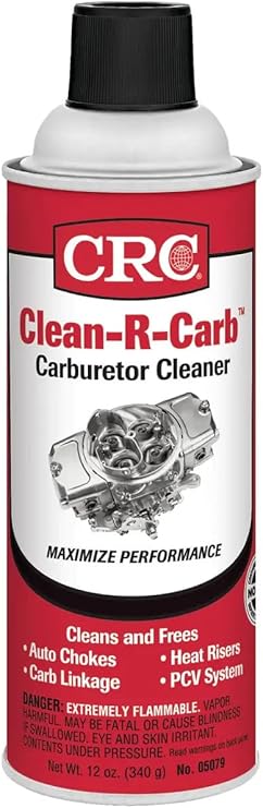 CRC Clean-R-Carb Carburetor Cleaner 05079 - 12 Wt Oz., Powerful Carb Cleaner