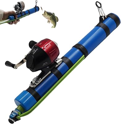 Fishing Catapult Rod, Fishing Rod, Portable Catapult Lure FishingTools, Compact Telescopic Lure Launcher FishingTool, Saltwater and Freshwater Great Gear for Traveling