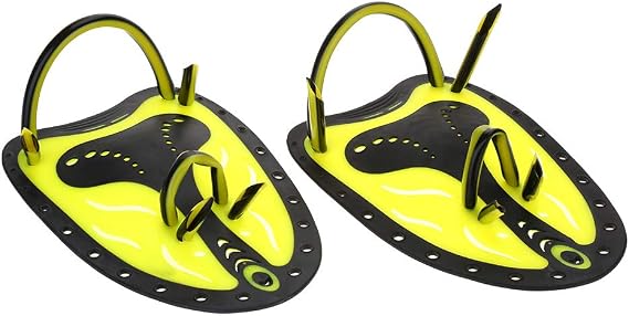 Whale Swimming Diving Hand Fins Paddles Webbed Training Fin Equipment Ergonomically Designed Shape Flawlessly Fits Your (M)