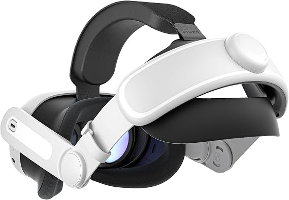 Zyber VR Head Strap for Meta Quest 3S/Quest 3, Adjustable Lightweight