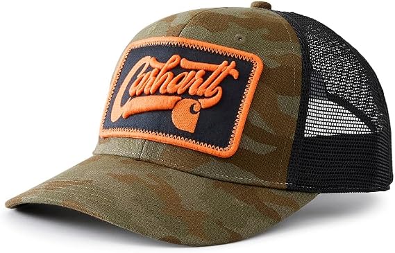 Carhartt Men's Ripstop Mesh-Back Camo Cap