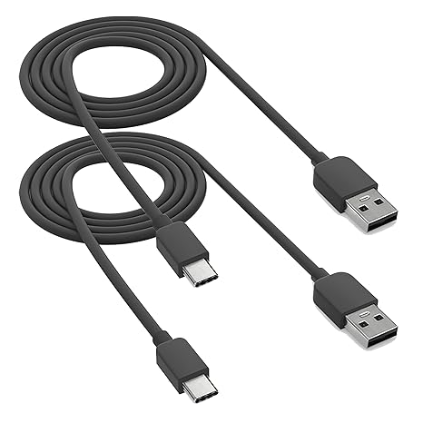 Slim Professional USB-C Cable Compatible with Samsung Galaxy Tab S5e/Galaxy Tab S6 Plus Ultra Fast Turbo Quick USB 3.0 Charging Speeds and 5Gbps Data Rates! (2Pack)