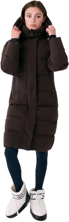 LOLE Women's Apres Down Winter Jacket, Java, L
