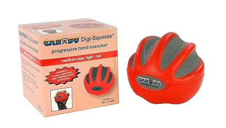 CanDo Digi-Squeeze, Light, Red