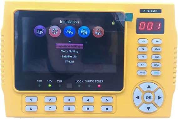 Digital Satellite Finder KPT-958L DVB-S2 MPEG4 HD Satellite Finder Meter Better Satlink WS-6933 WS-6916 Set-Top Box SATLINK WS-6906 V8 Finder Easy to Use