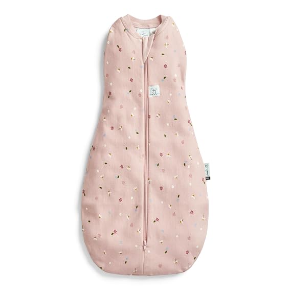 ergoPouch Cocoon Swaddle Sleep Sack, 3-6 Months, 1.0 TOG, Daisies