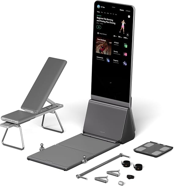 AEKE Smart Home Gym System- Fitness Mirror K1: AI-Powered All-in-One Fitness Machine for Full-Body Strength Training and Personalized Workouts