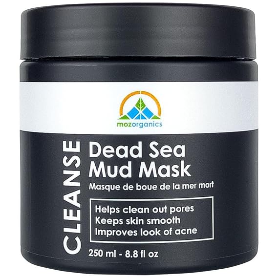 Dead Sea Mud Mask for Face and Body - Best Facial Cleansing Clay for Blackheads, Whiteheads, Acne and Clogged Pores | Hydrates Skin & Improves Oily Skin (250g./8.8oz.) (Single)