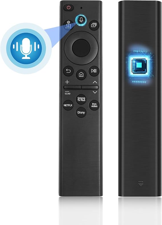 Replacement Voice Remote Control for Samsung Smart TV, Compatible BN59-01385A,for Most 2018 to 2024 Smasung Crystal UHD/OLED/The Frame/Neo QLED 4K 8K Series TVs