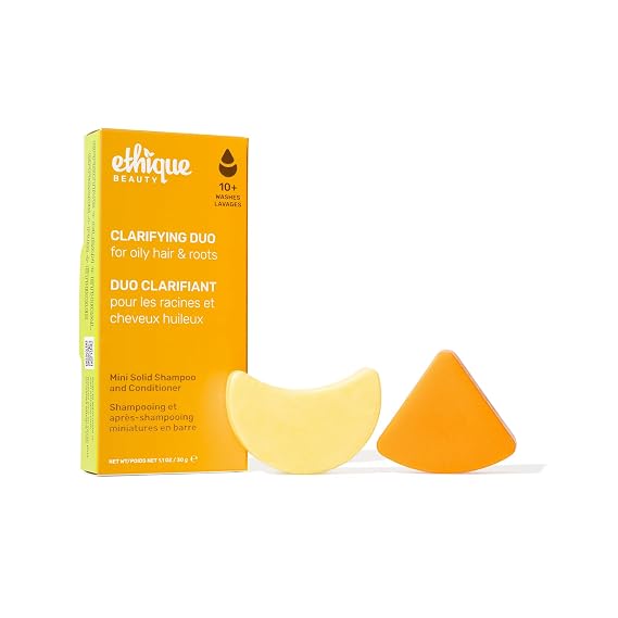 Ethique Beauty Mini Sampler Solid Shampoo & Conditioner Bar Set - 2 Pack