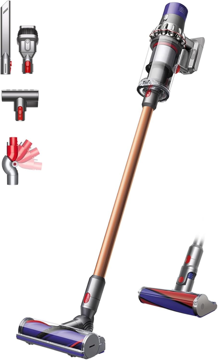 Dyson Cyclone V10 Absolute Cordless Vacuum Cleaner Nickel  Copper