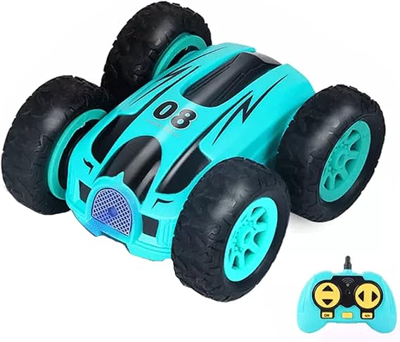 RC Stunt Car 2.4G Double Sided Bounce Drift Stunt Car Rock Crawler Roll Car, 360 Degree Flip RC Car Kids Toy