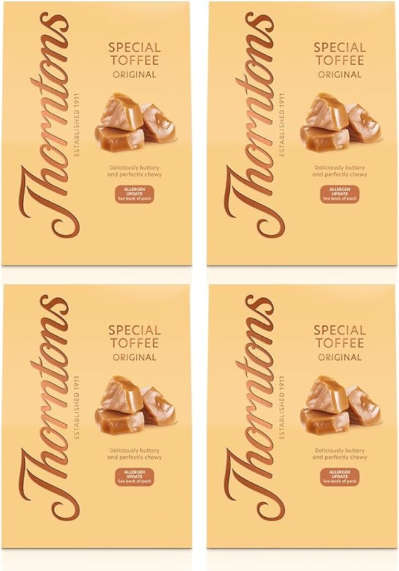 Thorntons Original Special Toffee 200g Pack of 4