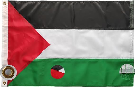 Palestine Flag Palestinian flag 2x3FT -(60x90cm) Sewn Stripes 210D Heavy Duty Polyester Flag Outdoors Indoors Brass Grommets