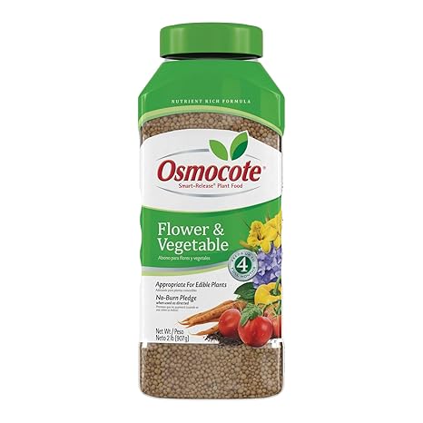 Osmocote Smart-Release Plant Food, Flower & Vegetable, Plant Food for Vegetables and More, 2 lb.