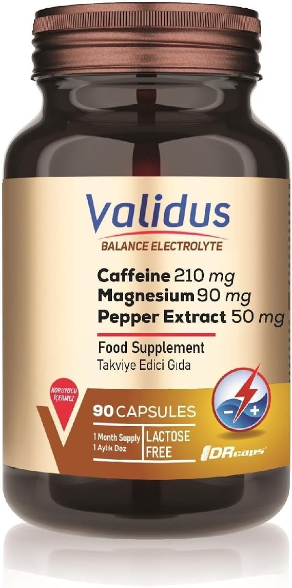 Validus Balance Electrolyte Caffeine 210 mg 90 Capsules