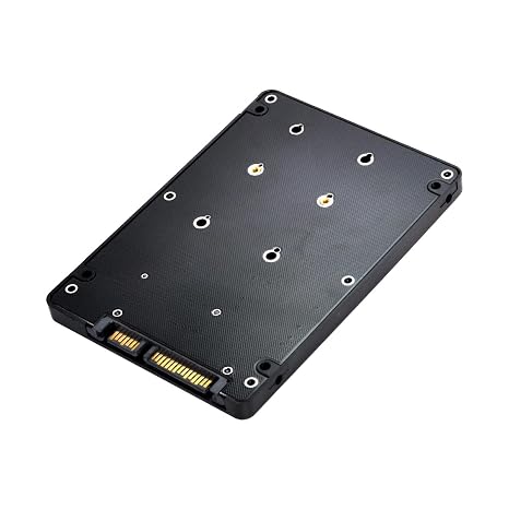 Cablecc mSATA SSD Mini PCI-E to 2.5" SATA 22P(15+7) Hard Disk Enclosure Case Converter Adapter for MSATA SSD