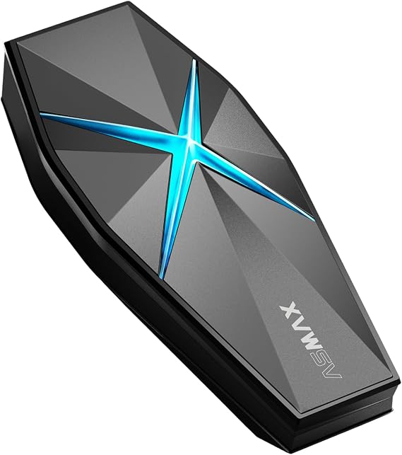 ASMAX F1s Motorcycle Bluetooth Headset with Smart Voice Control, 1 Pack