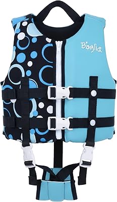 Boglia Toddler Swim Vests Jackets for Kids 20-3030-5050-90 Lbs 2 3 4 5 6 7 8 9yrs Infant Flaotie Boys Girls Pool Vest Neoprene Swimming Body Glove Float Vest PFD Learn to Swim