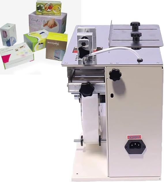 Automatic Right Angle Labeling Machine, Adjustable Semi-Automatic Labeling Machine, 90 Corner Box Label Applicator with Touch Screen Display, Labeling Speed: 76 Pcs/Min