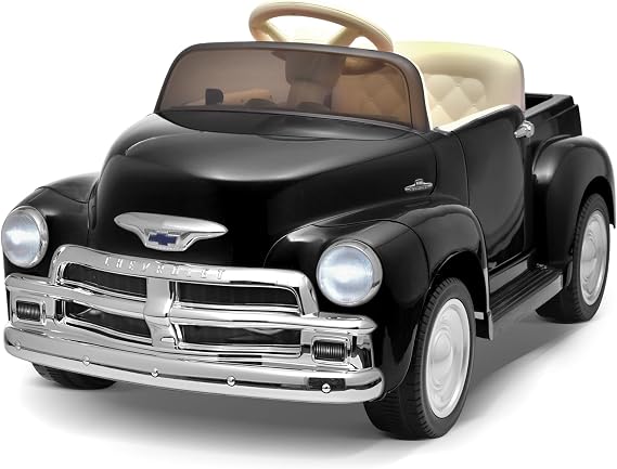 Joywhale 12V Kids Ride on Car Licensed Chevrolet 3100,Vintage Chevy Ride On