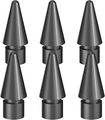 6 Packs Replacement Tips for Pencil 1st2nd Generation, Pen Nibs for Pro Pencil Black
