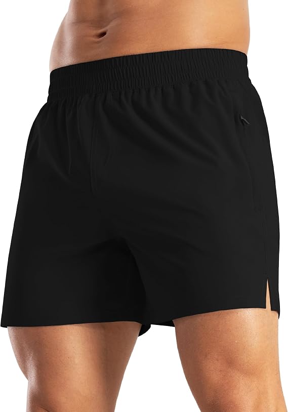 Men's Athletic Workout Shorts 5 Inch Ultra-Lightweight Running Shorts Mens Quick Dry Gym Shorts with Pockets