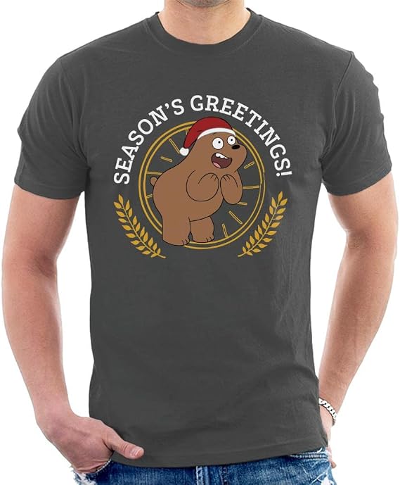 All+Every We Bare Bears Christmas Season's Greetings Men's T-Shirt