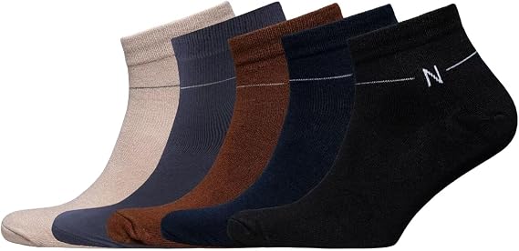 NUDUS Bamboo Rayon Mens Socks Premium Quality, Very Soft Thin Breathable - 5 Pair Luxury Gift Box Moisture Wicking