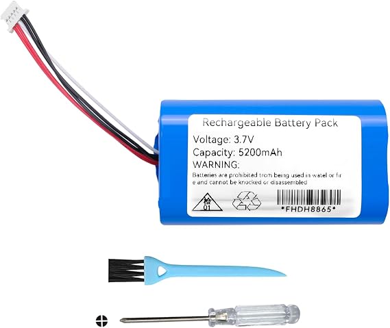 5200mAh Baby Monitor Battery Replacement for Eufy Spaceview Pro Baby Cam, T8321-M, PN: Eufy PT18650-SP PCM5200 Battery 3.7V