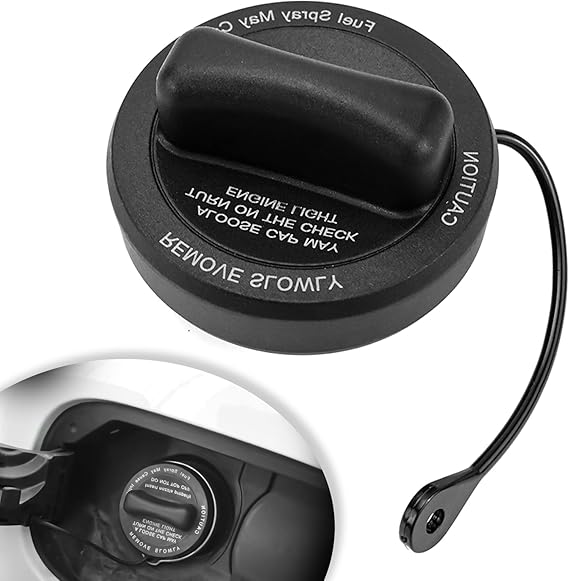 LPZMPZ fuel cap with tether compatible with Mercedes-Benz W211 W212 W203 W204 W245 W169 X204 R171 S204 C207 C209 A209 Tank cap Car fuel tank cap replacement 2214700605 A2214700605