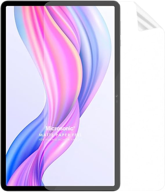 Microsonic Honor Pad X9 Paper Feel Kağıt Dokulu Mat Ekran Koruyucu [Honor Pad X9 ile Uyumlu Ekran Koruyucu - Şeffaf]