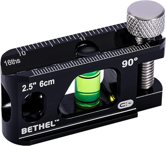 BETHEL Torpedo Level, Magnetic Billet Torpedo Level, Verti, Aluminum Alloy Construction,V-Groove and Magnet Track (2.5 inch)