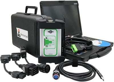 88890300 Vocom I VV1 Diagnostic Scanner Tool for VOCOM Interface Excavators, Heavy Duty Truck Scanner Tool with Laptop