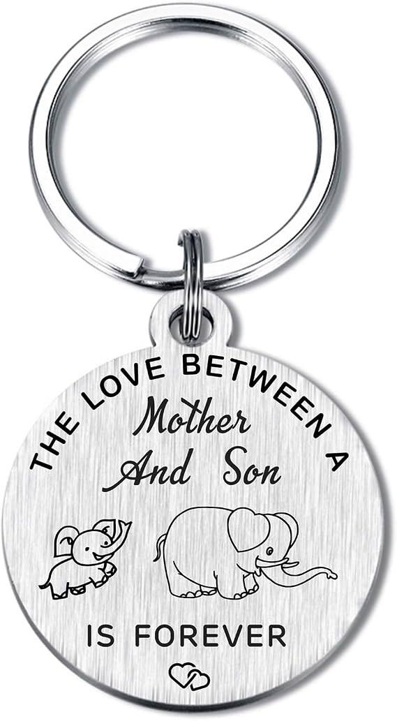 BAZLJY Mother's Day Gifts for Mom - Best Mom Gifts for Mothers Day Keychian Key Chain Keyring Birthday
