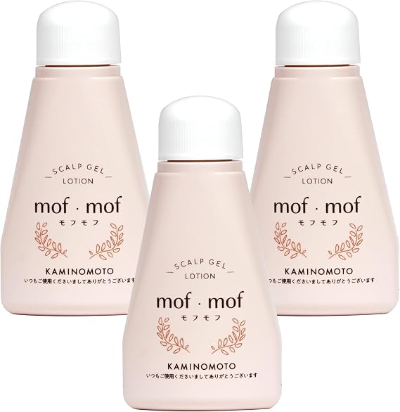 Kaminomo Medicated Hair Growth Agent mof・mof 2.8 fl oz 80 ml x 3 Piece Set, Hair Loss, Thin Hair, Fragrance-free, Quasi-drug