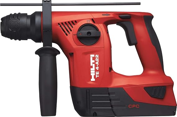 Hilti 3482498 TE4-A18 CPC 18-volt Cordless Rotary Hammer Drill Performance Package with Plastic Case