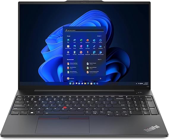 Lenovo ThinkPad E16 Gen 1 21JN003XUS 16" Touchscreen Notebook - WUXGA - 1920 x 1200 - Intel Core i7 13th Gen i7-1355U Deca-core (10 Core) 1.70 GHz - 16 GB Total RAM - 8 GB On-Board Memory - 512 GB