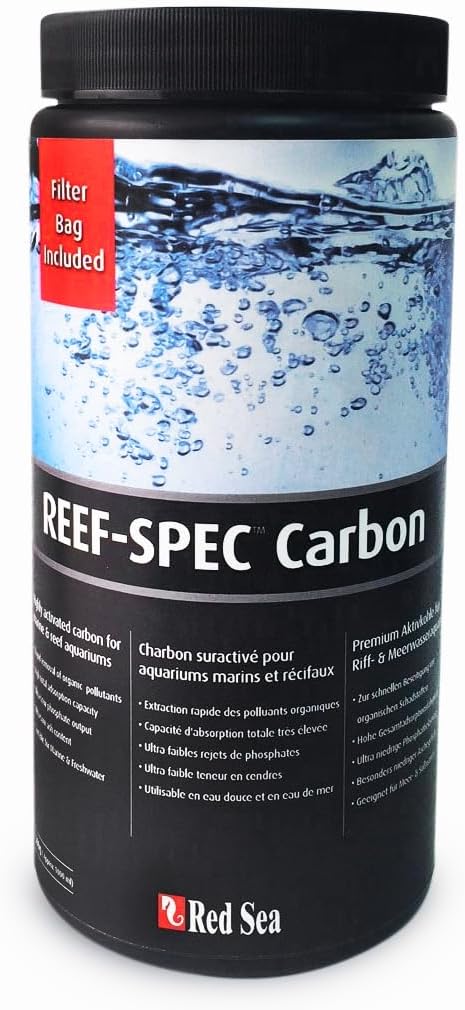Reef Red Sea SPEC Carbon - Aquarium Filter Media (1000 ML / 32 OZ), (Model: 37410)