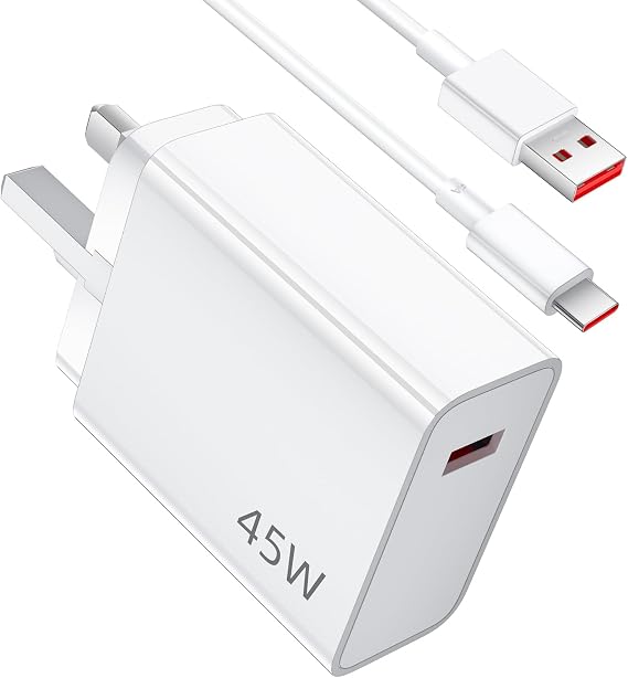 45W Charger for Xiaomi Redmi 17 Note 15 14 Pro with 2M USB C Cable