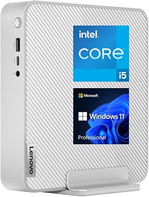Lenovo IdeaCentre Business Mini Desktop, 13th Gen Intel i5-13500H, 64GB RAM, 2TB PCIe M.2 SSD, RJ-45, HDMI, Wi-Fi 6, Bluetooth, Windows 11 Pro, Grey